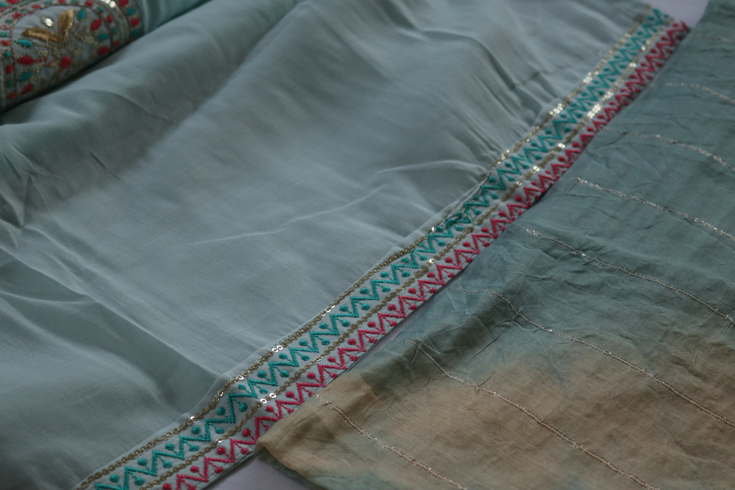 Embroidered Cotton Kurta Set Collection