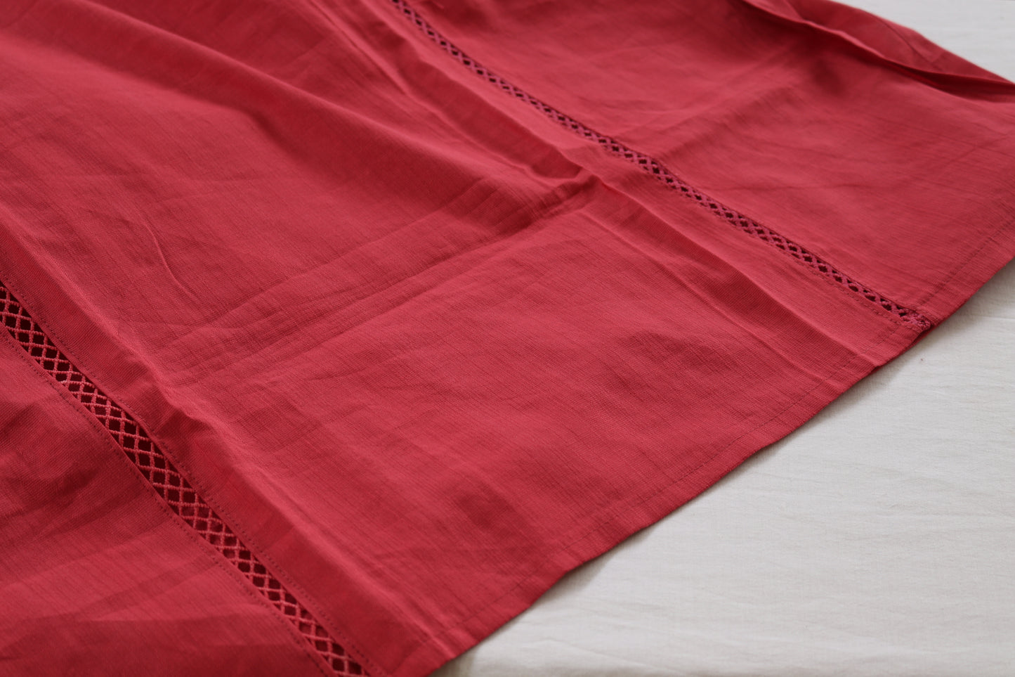 Pink Cotton Kurta with Golden Border Dupatta