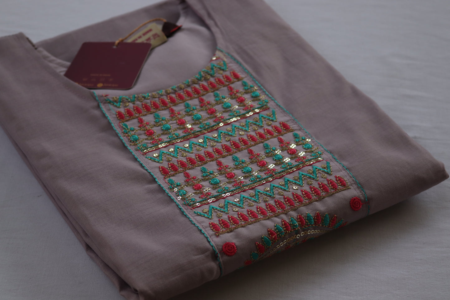 Embroidered Cotton Kurta Set Collection