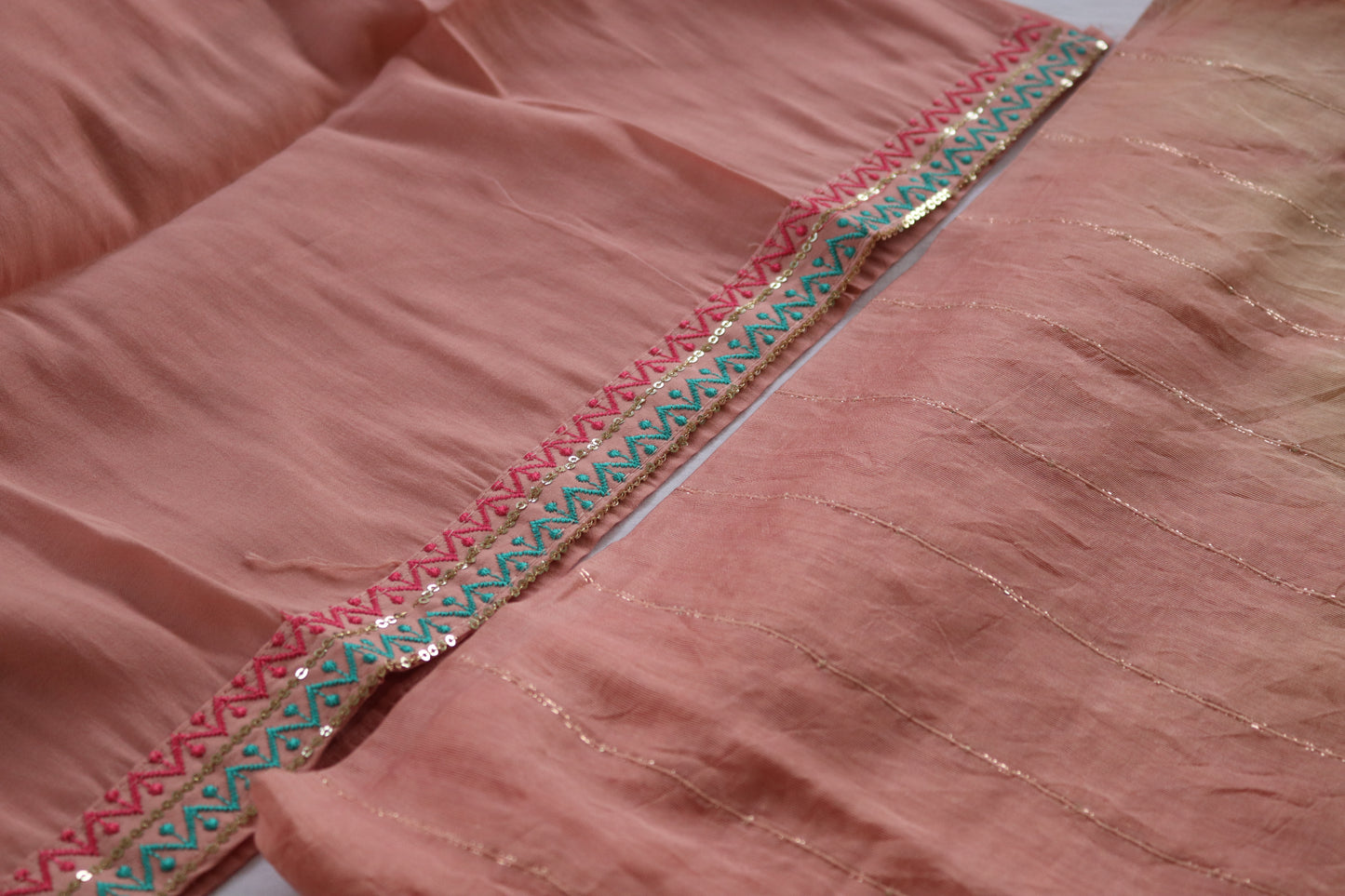 Embroidered Cotton Kurta Set Collection